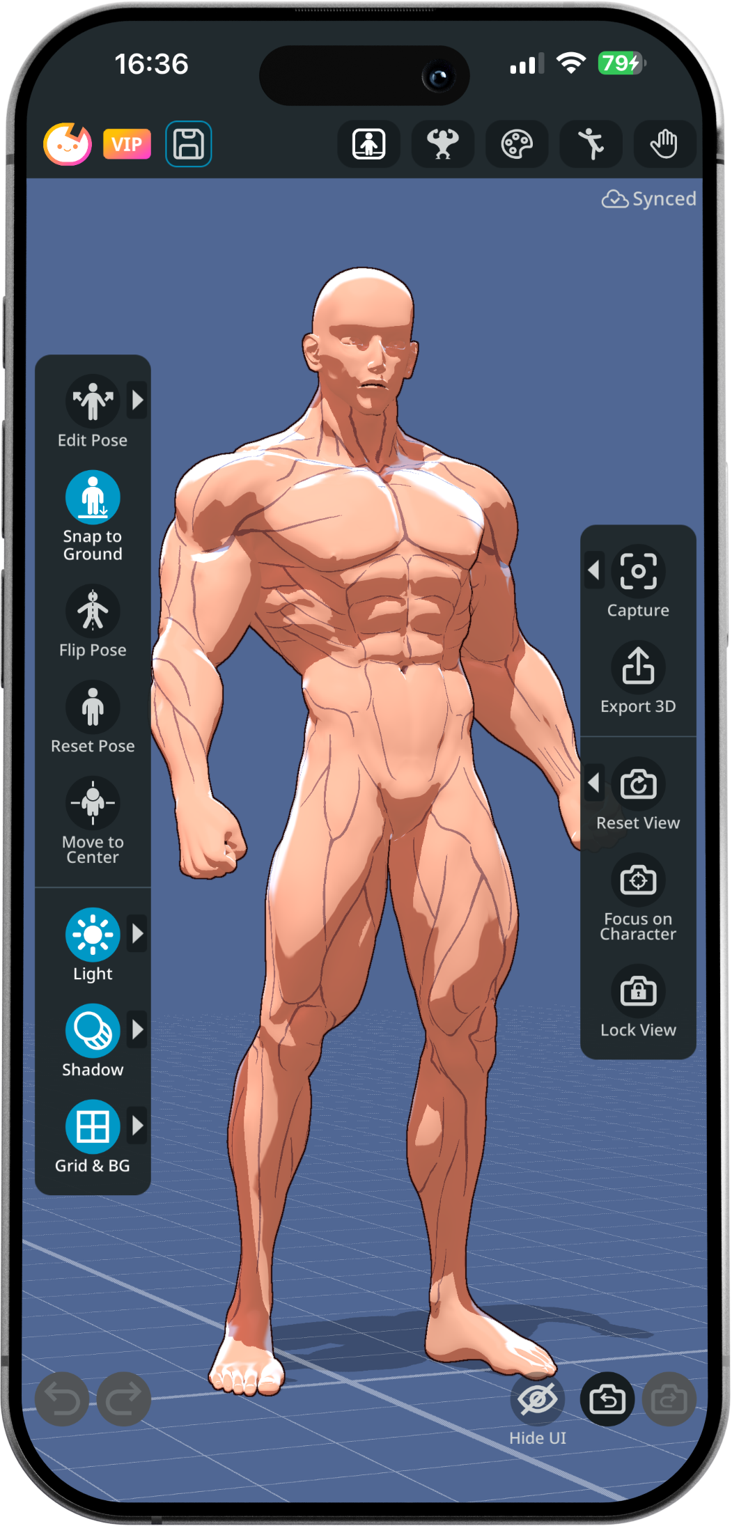 Charactool on iPhone